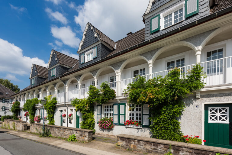 Die Arbeitersiedlung Margarethenhöhe in Essen; Ruhrgebiet; Deutschland