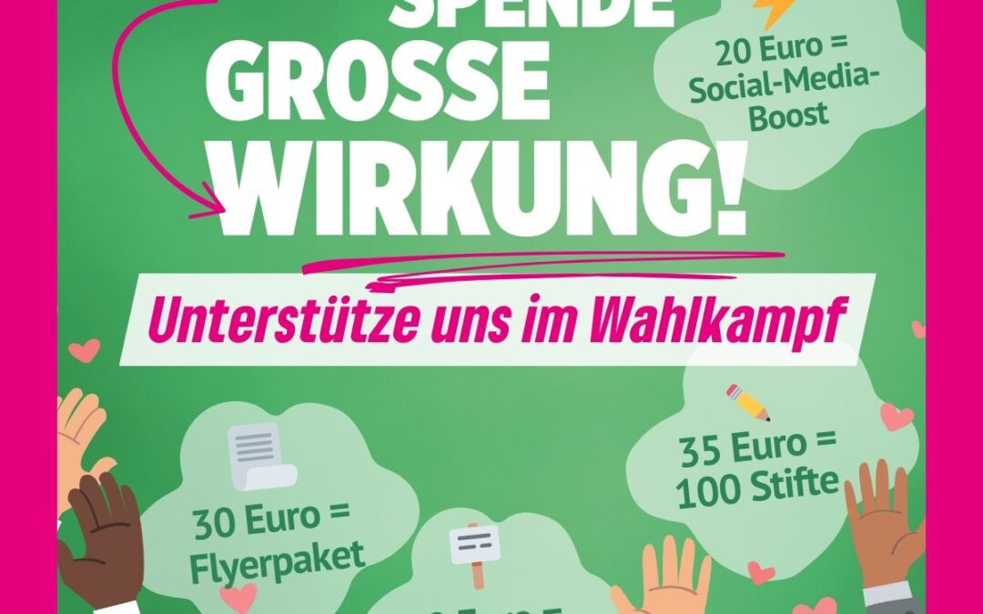 Kleine Spende – große Wirkung!